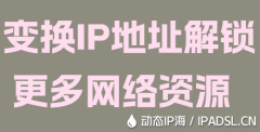 变换IP地址解锁更多网络资源
