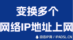 变换多个网络IP地址上网