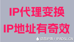 IP代理变换IP地址有奇效