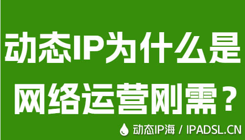 动态IP为什么是网络运营刚需?