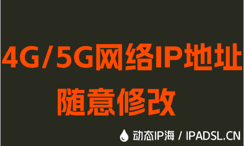 4G/5G网络IP地址随意修改