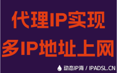 代理IP实现多IP地址上网