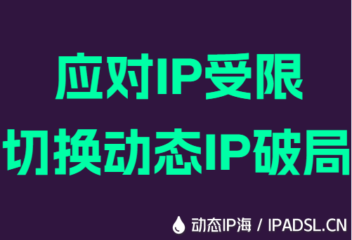 应对IP受限切换动态IP破局
