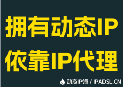 拥有动态IP依靠IP代理