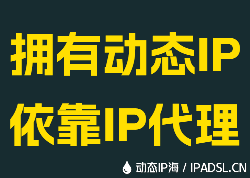 拥有动态IP依靠IP代理