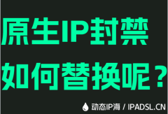 原生IP封禁如何替换呢？