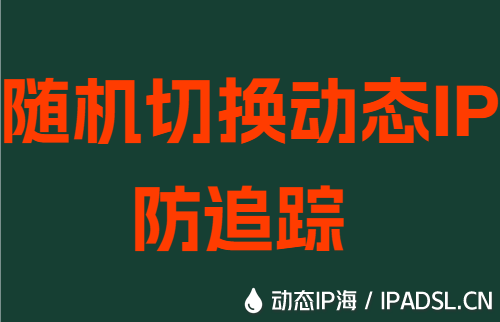 随机切换动态IP防追踪
