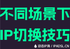 不同场景下IP切换技巧