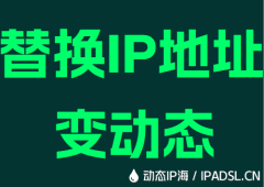 替换IP地址变动态
