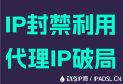 IP封禁利用代理IP破局