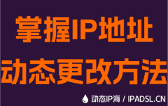 掌握IP地址动态更改方法