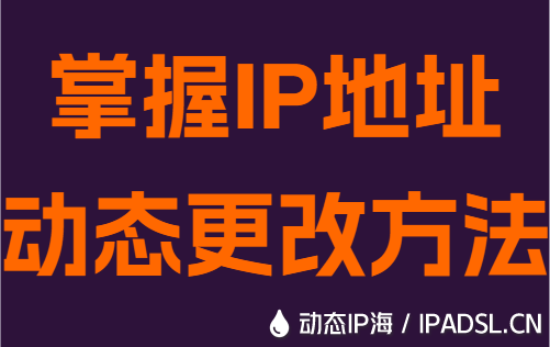 掌握IP地址动态更改方法
