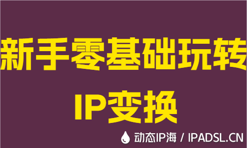 新手零基础玩转IP变换