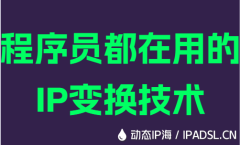 程序员都在用的IP变换技术