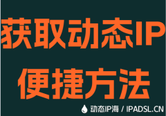 获取动态IP便捷方法